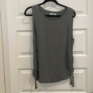 Rose + Olive sleeveless tunic
